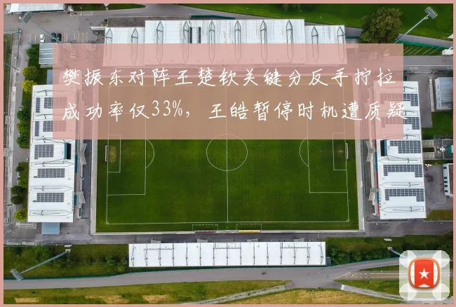 樊振东对阵王楚钦关键分反手拧拉成功率仅33%,王皓暂停时机遭质疑